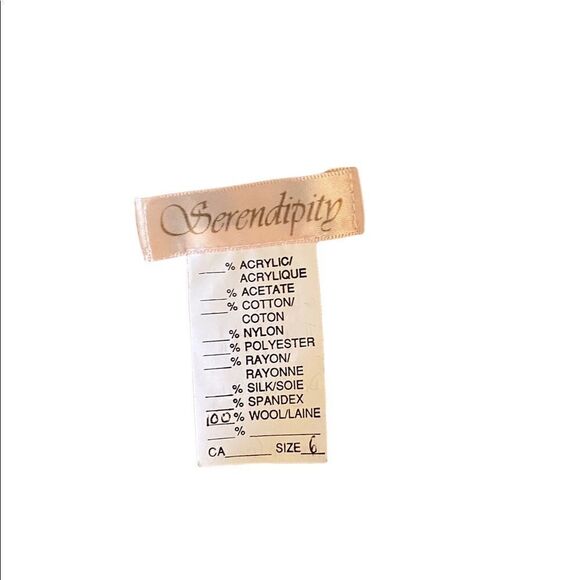 CANADIAN DESIGNER Serendipity by Kelsey McIntyre handmade A Line wool owl skirt - Picture 2 of 6